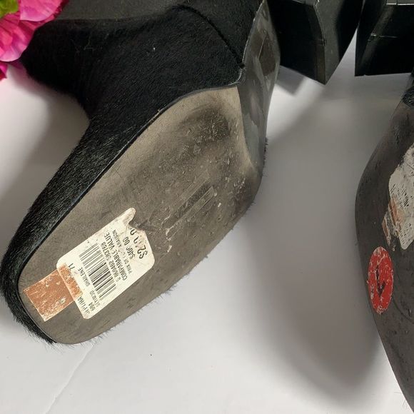 ♥️♥️♥️MIISTA Shailene genuine pony hair ankle boot Size7 - Picture 5 of 6